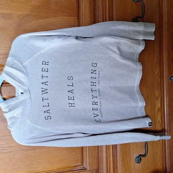 Venter surf & sport key west gray hoodie size medium EUC - Picture 5 of 7